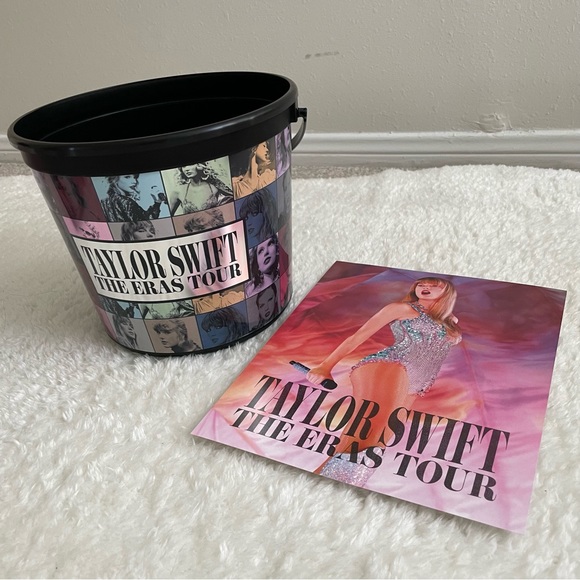 Taylor Swift The Eras Tour Movie AMC Merch Popcorn Bucket IN HAND - Picture 2 of 4